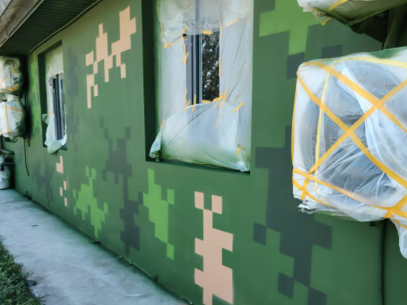 巴音郭楞海洋 / 林地场景数码伪装